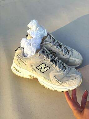 New Balance 530 Moonbeam/Sea Salt Gray Mesh Sneakers Women’s Size 7